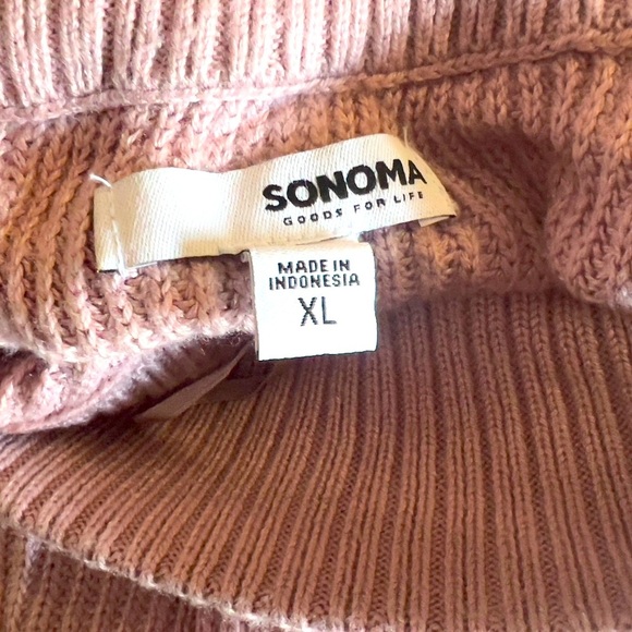 Sonoma Women's Turtleneck Sweater - Soft Pink - Picture 5 of 5